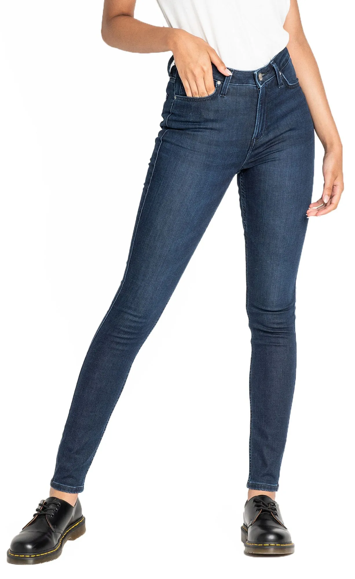 LEE Scarlett High Skinny Stretch Jeans Polished Indigo