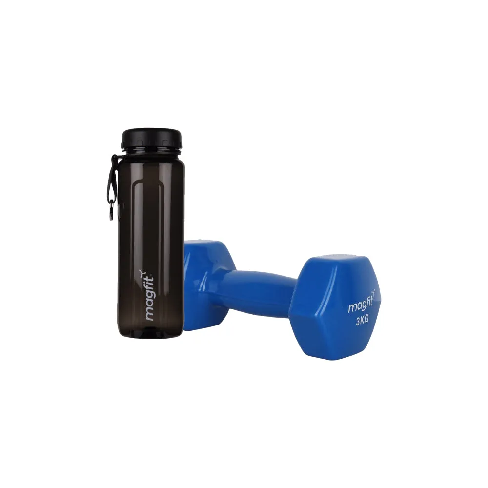 MagFit Twist Bottle (750ML) + Vinyl Dumbell (3KG)