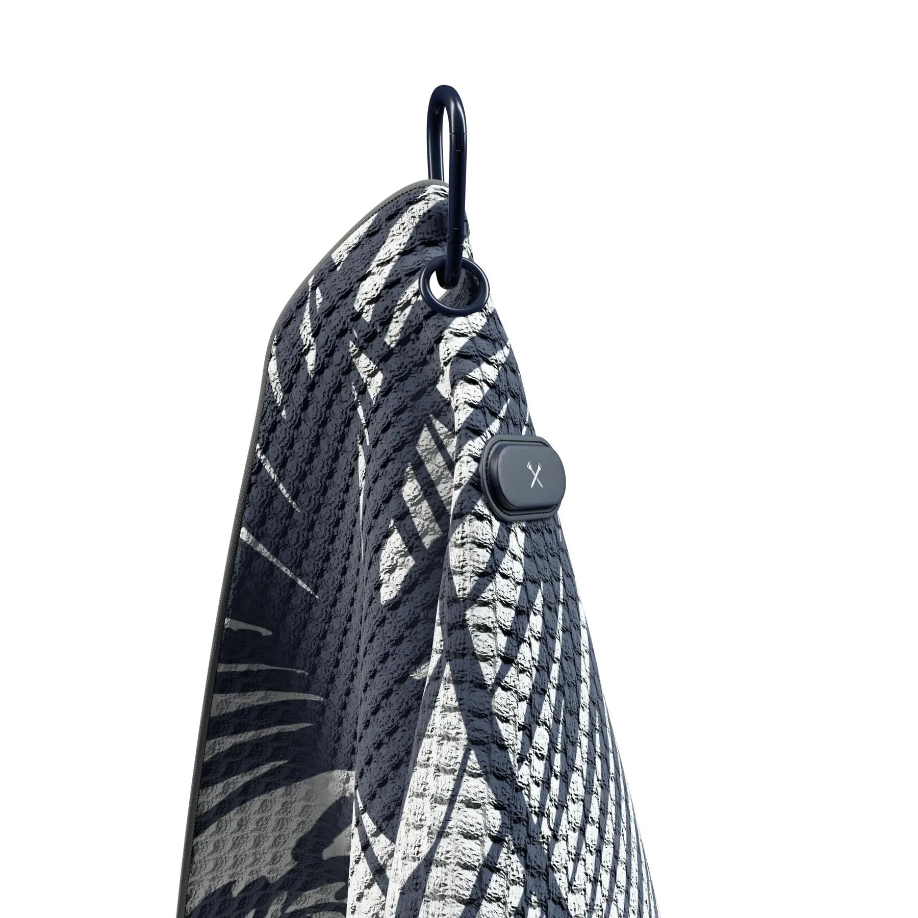 Magnetic Caddy Towel Navy Palm - 2024