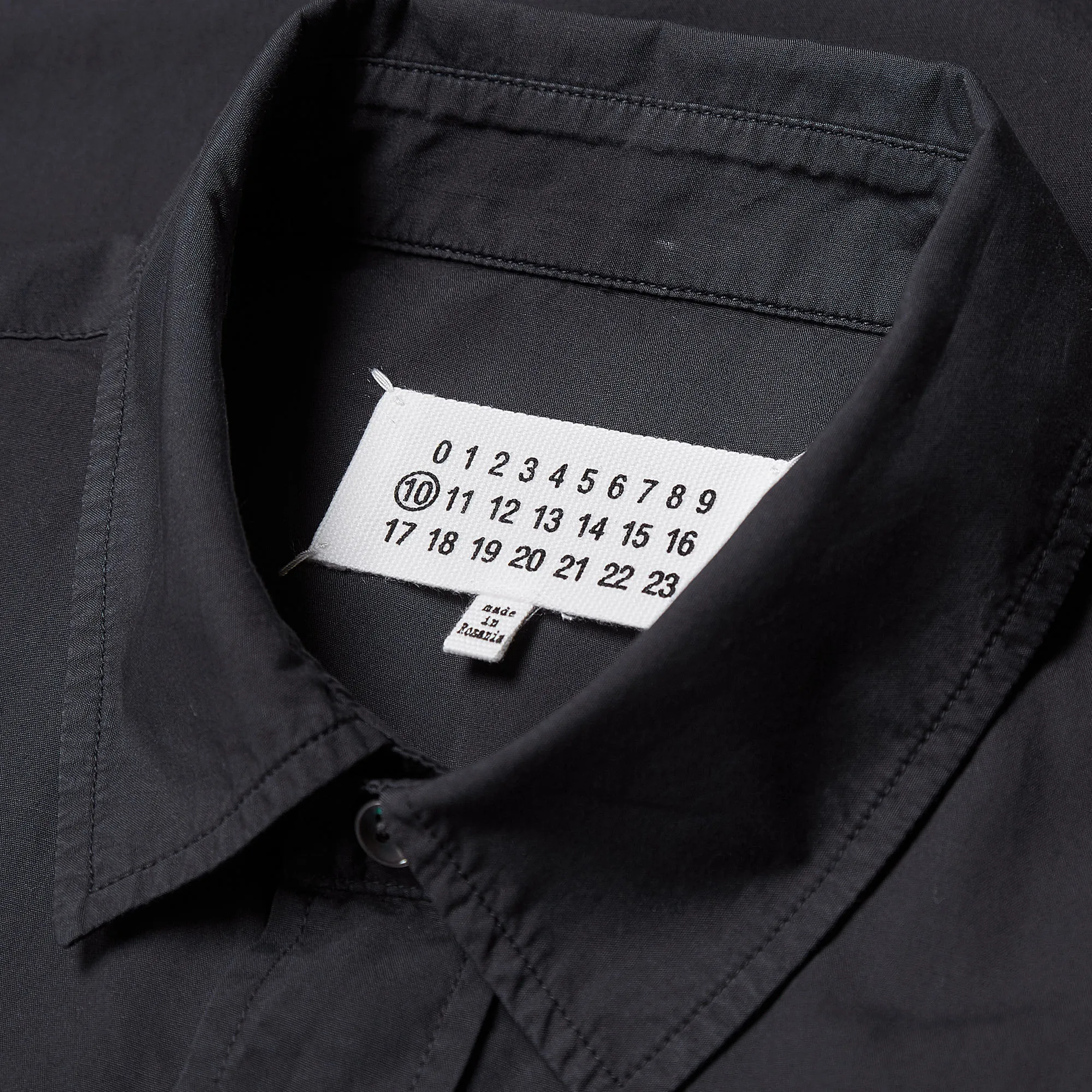 Maison Margiela 10 Overdyed Compass ShirtNavy