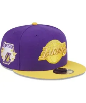 New Era Men's NBA Purple/Gold Los Angeles Lakers Gameday Pop Stars 59FIFTY Fitted Hat