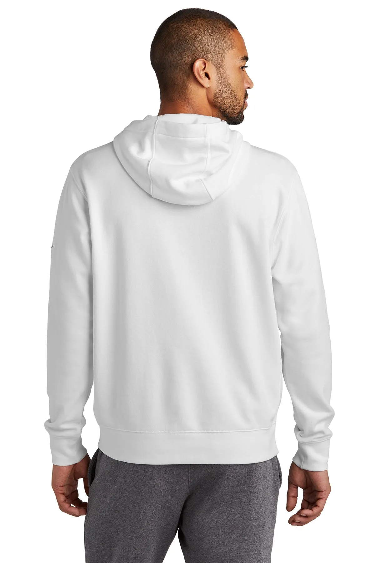 Nike Club Swoosh Customized Hoodies, White