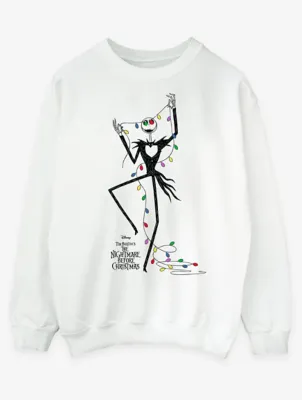 NW2 The Nightmare Before Christmas Lights Mens Sweatshirt | Sweatshirts & Hoodies | George at ASDA