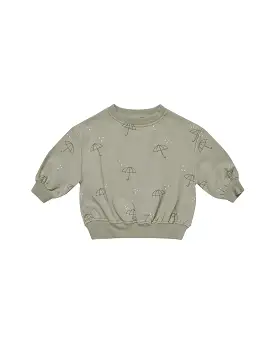 Quincy Mae - Umbrellas Relaxed Fleece Sweatshirt