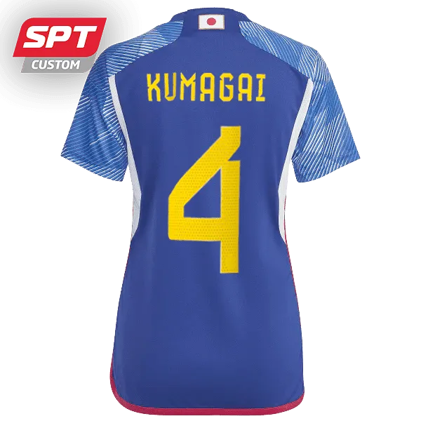 Saki Kumagai # 4 Japan National Womens Home Jersey - 2023