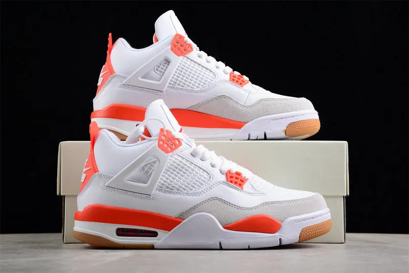 SB AIR JORDAN 4 PINE GREEN WHITE/ORANGE