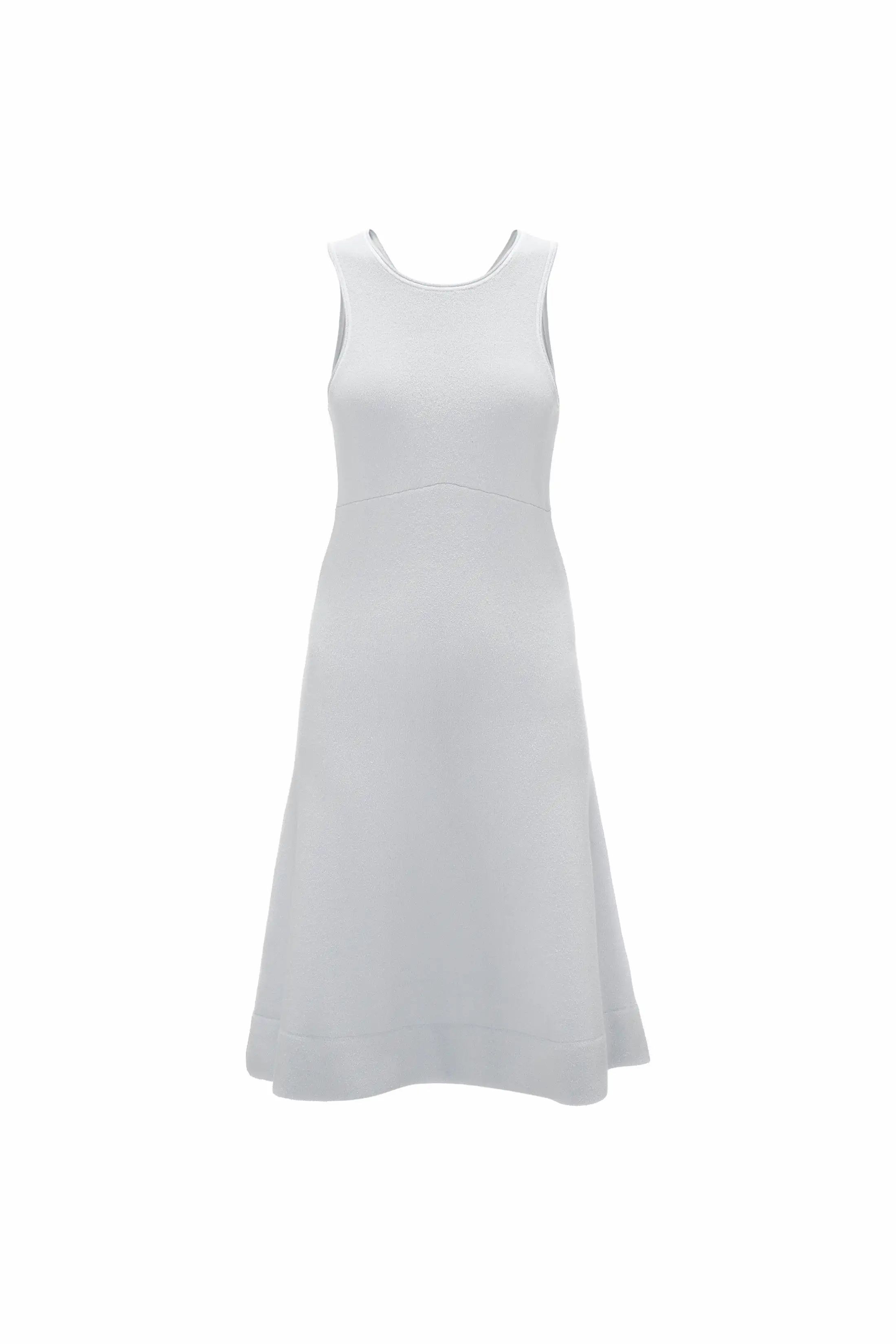 Sleeveless Tank Dress In Ice