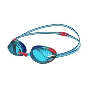 Speedo Junior's Vengeance Swimming Goggle (Blue/Red)