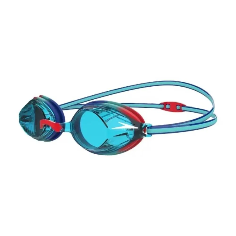 Speedo Junior's Vengeance Swimming Goggle (Blue/Red)