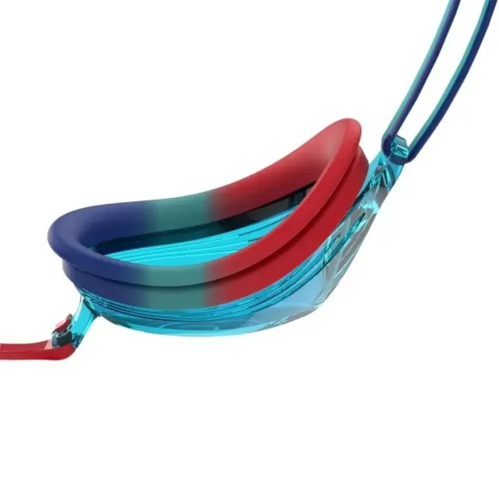 Speedo Junior's Vengeance Swimming Goggle (Blue/Red)