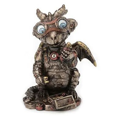 Steampunk Tinkerer Dragon Figurine