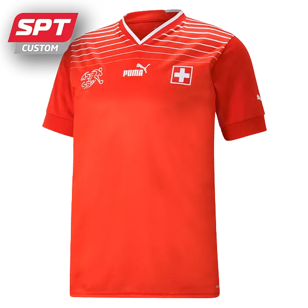 Switzerland National Adults Home Jersey - 2022