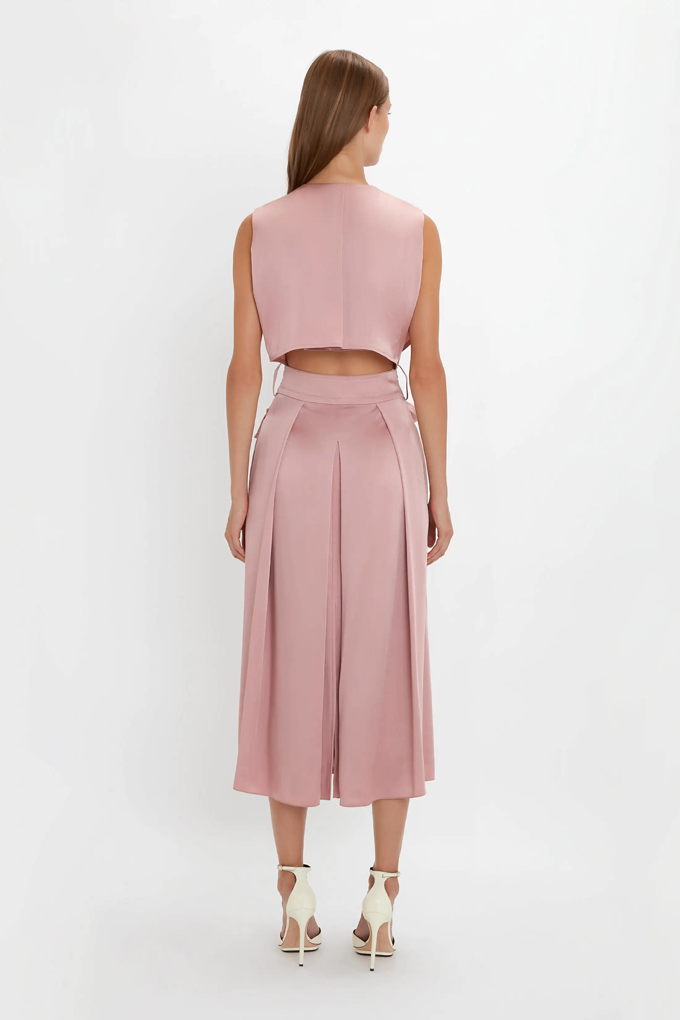 Trench Dress In Peony