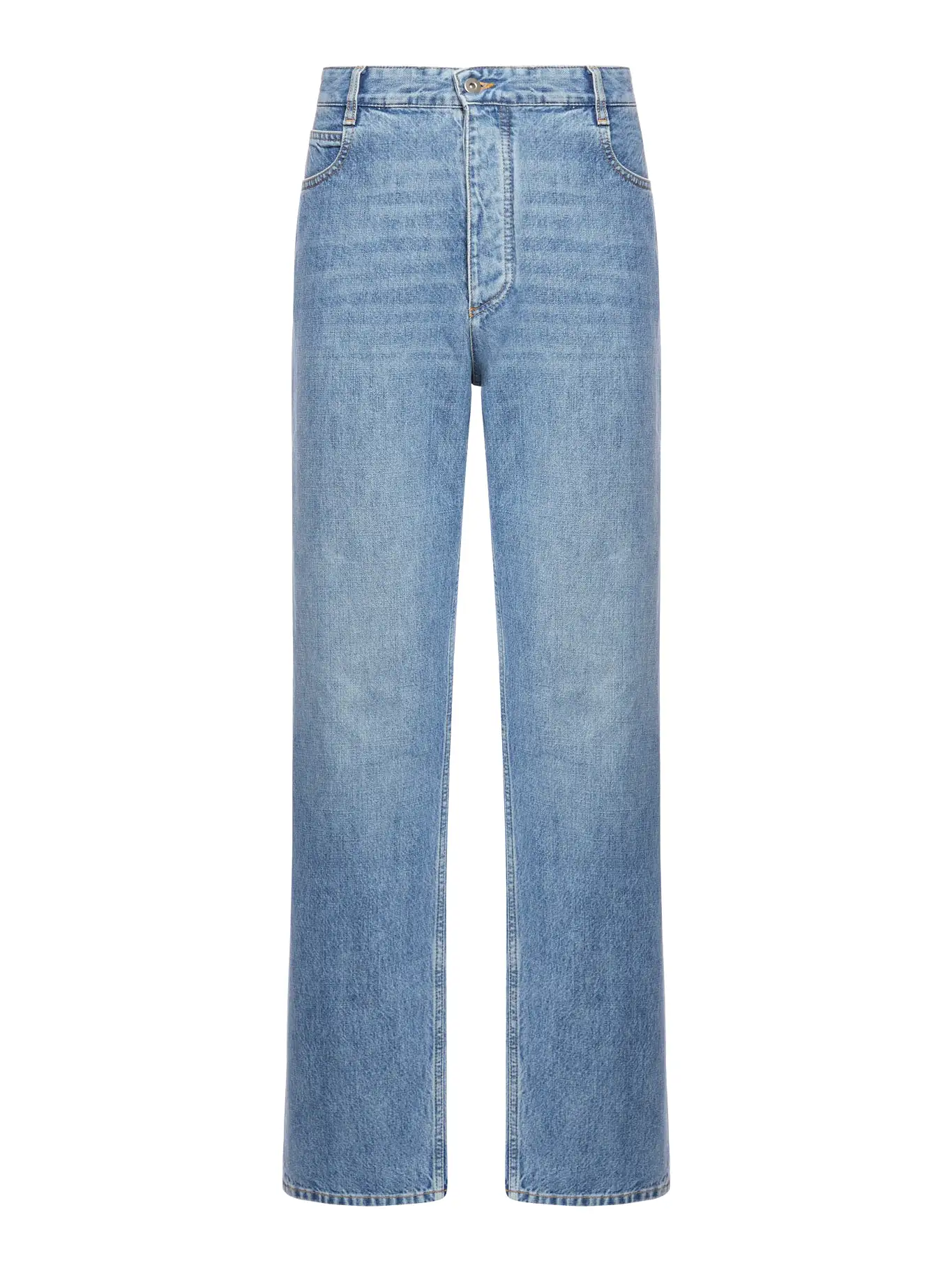 Wide leg jeans in Indigo vintage wash denim