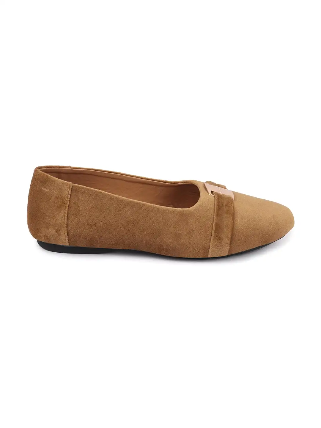 Women Sultan Buckle Slip On Ballerina