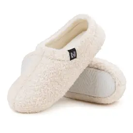 Women's Fuzzy Fleece Closed Back Indoor Slipper