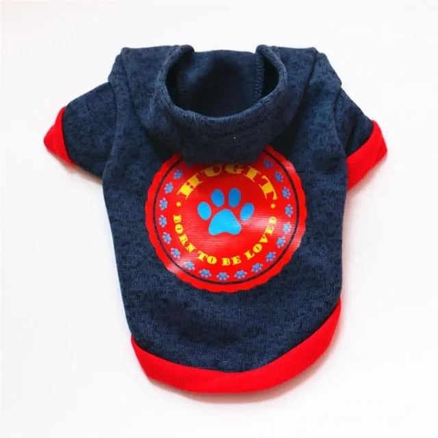 Wool Soft Fleece Dog Hoodies