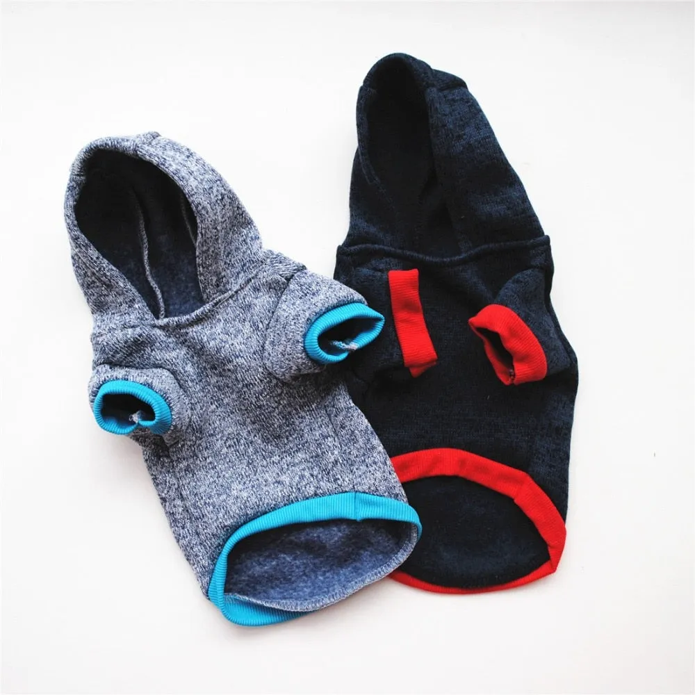 Wool Soft Fleece Dog Hoodies