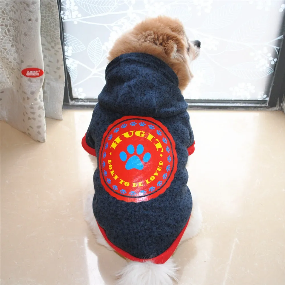 Wool Soft Fleece Dog Hoodies