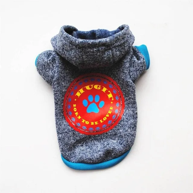 Wool Soft Fleece Dog Hoodies