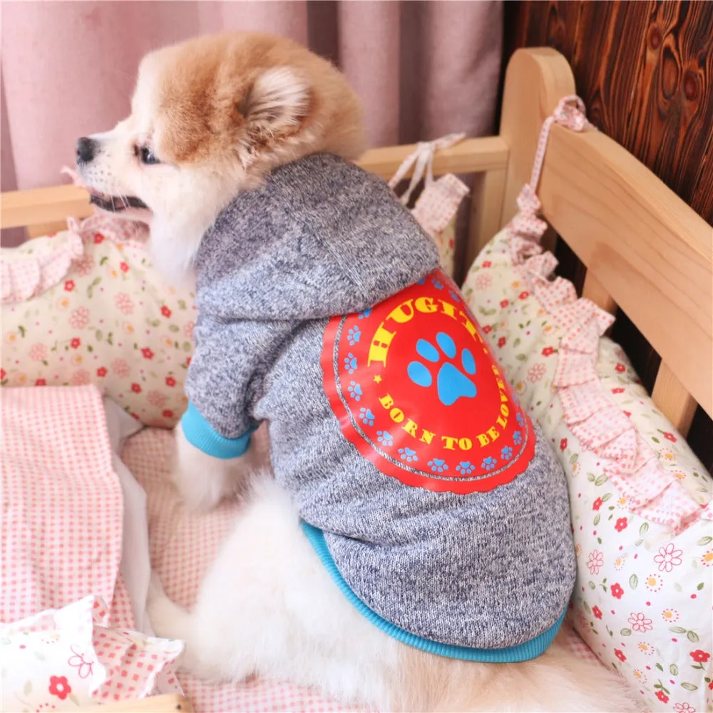 Wool Soft Fleece Dog Hoodies