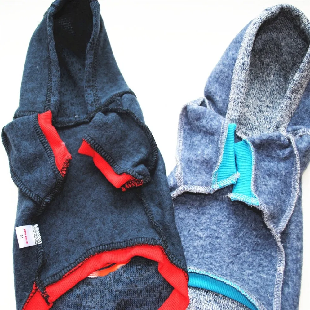 Wool Soft Fleece Dog Hoodies