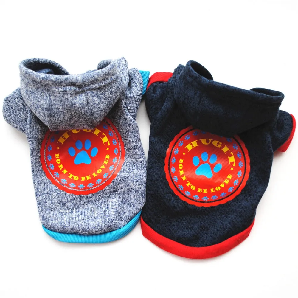 Wool Soft Fleece Dog Hoodies